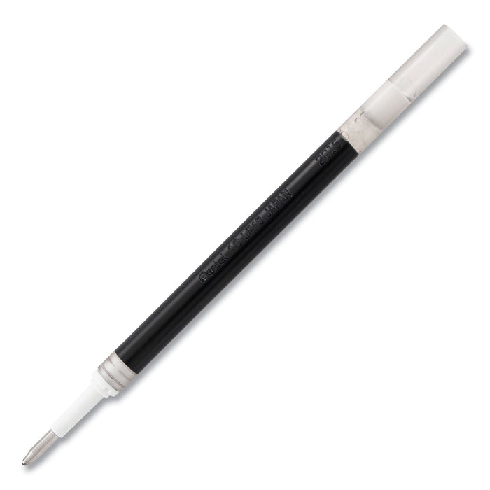 Pentel Refill for Pentel EnerGel Retractable Liquid Gel Pens, Bold Conical Tip, Black Ink