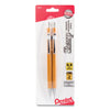 Pentel Sharp Mechanical Pencil, 0.9 mm, HB (#2.5), Black Lead, Yellow Barrel, 2/Pack