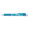 Pentel .e-Sharp Mechanical Pencil, 0.5 mm, HB (#2.5), Black Lead, Sky Blue Barrel, Dozen
