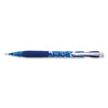 Pentel Icy Mechanical Pencil, 0.7 mm, HB (#2.5), Black Lead, Transparent Blue Barrel, 24/Pack