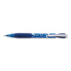 Pentel Icy Mechanical Pencil, 0.7 mm, HB (#2.5), Black Lead, Transparent Blue Barrel, Dozen
