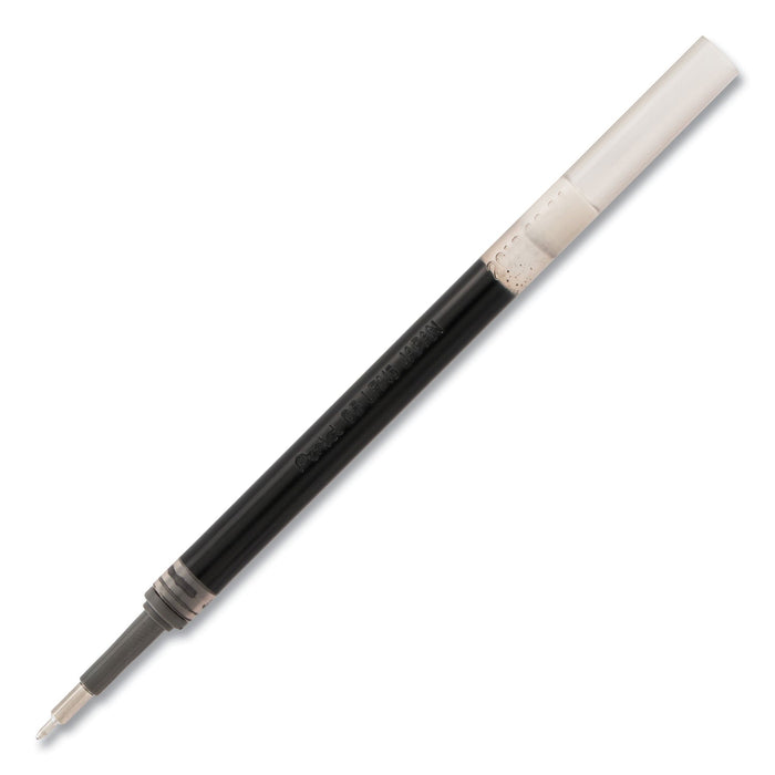 Pentel Refill for Pentel EnerGel Retractable Liquid Gel Pens, Fine Needle Tip, Black Ink