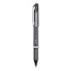 Pentel EnerGel NV Gel Pen, Stick, Bold 1 mm, Black Ink, Black Barrel, Dozen