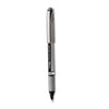 Pentel EnerGel NV Gel Pen, Stick, Medium 0.7 mm, Black Ink, Gray Barrel, Dozen