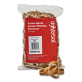 Universal Rubber Bands, Size 84, 0.04" Gauge, Beige, 1 lb Box, 155/Pack