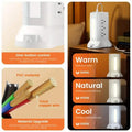 14-in-1 Power Strip Tower with 4 USB Ports & 9 AC Outlets, 10ft Extension Cable, Adjustable 3-Color Night Light by DailySale