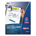 Avery Secure Top Sheet Protectors, Super Heavy Gauge, Letter, Diamond Clear, 25/Pack