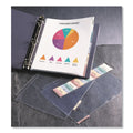 Avery Protect 'n Tab Top-Load Clear Sheet Protectors w/Five Tabs, Letter