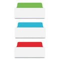 Avery Ultra Tabs Repositionable Tabs, Wide and Slim: 3" x 1.5", 1/3-Cut, Assorted Colors, 24/Pack