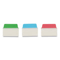 Avery Ultra Tabs Repositionable Tabs, Standard: 2" x 1.5", 1/5-Cut, Assorted Colors (Blue, Green and Red), 24/Pack