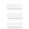 Avery Ultra Tabs Repositionable Tabs, Wide and Slim: 3" x 1.5", 1/3-Cut, White, 24/Pack