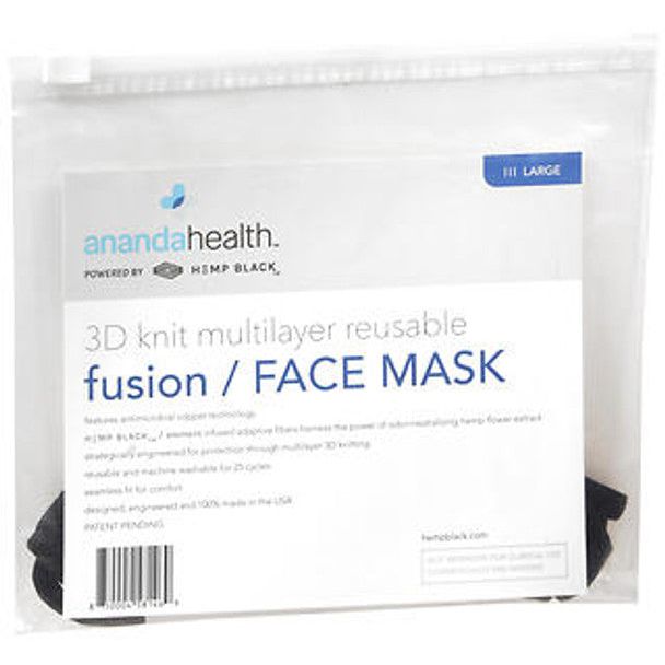 Ananda Hemp, Inc. 3D Knit Multilayer Reusable Face Mask by Pasteur Pharmacy