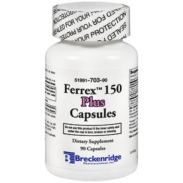 Breckenridge Ferrex 150 Plus Capsules by Pasteur Pharmacy