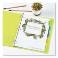 Avery Insertable Style Edge Tab Plastic Dividers, 5-Tab, 11 x 8.5, Translucent, 1 Set