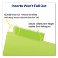 Avery Insertable Big Tab Plastic 2-Pocket Dividers, 8-Tab, 11.13 x 9.25, Assorted, 1 Set