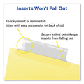 Avery Insertable Big Tab Dividers, 8-Tab, Double-Sided Gold Edge Reinforcing, 11 x 8.5, Buff, Clear Tabs, 24 Sets