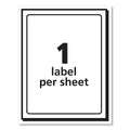 Avery 4 x 6 Shipping Labels with TrueBlock Technology, Inkjet/Laser Printers, 4 x 6, White, 20/Pack