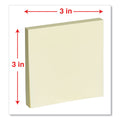 Universal Fan-Folded Self-Stick Pop-Up Note Pads, 3" x 3", Assorted Pastel Colors, 100 Sheets/Pad, 12 Pads/Pack