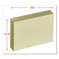 Universal Self-Stick Note Pads, 1.5" x 2", Assorted Pastel Colors, 100 Sheets/Pad, 12 Pads/Pack