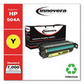 Innovera Remanufactured Yellow Toner, Replacement for 504A (CE252A), 7,000 Page-Yield