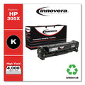 Innovera Remanufactured Black High-Yield Toner, Replacement for 305X (CE410X), 4,000 Page-Yield