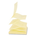 Universal Fan-Folded Self-Stick Pop-Up Note Pads Cabinet Pack, 3" x 3", Yellow, 90 Sheets/Pad, 24 Pads/Pack