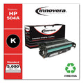 Innovera Remanufactured Black Toner, Replacement for 504A (CE250A), 5,000 Page-Yield