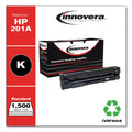 Innovera Remanufactured Black Toner, Replacement for 201A (CF400A), 1,500 Page-Yield