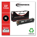 Innovera Remanufactured Black Toner, Replacement for 125A (CB540A), 2,200 Page-Yield