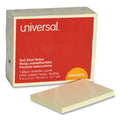 Universal Self-Stick Note Pads, 3" x 5", Yellow, 100 Sheets/Pad, 12 Pads/Pack