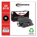 Innovera Remanufactured Black High-Yield Toner, Replacement for 61X (C8061X), 10,000 Page-Yield