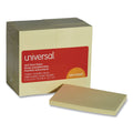 Universal Self-Stick Note Pad Value Pack, 3" x 5", Yellow, 100 Sheets/Pad, 18 Pads/Pack