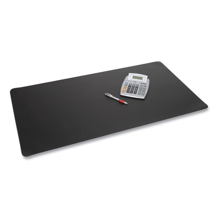 Artistic Rhinolin II Desk Pad with Antimicrobial Protection, 17 x 12, Black