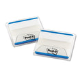 Post-it Lined Tabs, 1/5-Cut, Blue, 2" Wide, 50/Pack