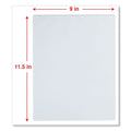 Universal Laminating Pouches, 5 mil, 9" x 11.5", Matte Clear, 100/Pack