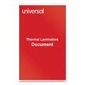 Universal Laminating Pouches, 3 mil, 9" x 14.5", Matte Clear, 25/Pack