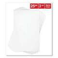 Universal Laminating Pouches, 3 mil, 9" x 14.5", Matte Clear, 25/Pack