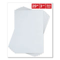 Universal Laminating Pouches, 3 mil, 18" x 12", Matte Clear, 25/Pack