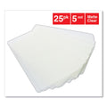 Universal Laminating Pouches, 5 mil, 5.5" x 3.5", Matte Clear, 25/Pack