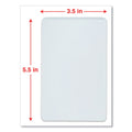 Universal Laminating Pouches, 5 mil, 5.5" x 3.5", Matte Clear, 25/Pack