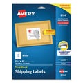 Avery Shipping Labels w/ TrueBlock Technology, Inkjet Printers, 3.33 x 4, White, 6/Sheet, 25 Sheets/Pack
