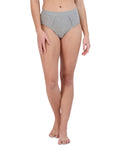 Steve Madden Womens Ribbed High-Waisted Brief Underwear SM02175 by Vanessa Jane