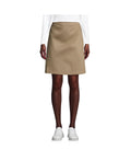 Lands End Womens School Uniform Above the Knee Blend Chino Skort, 12 by Vanessa Jane