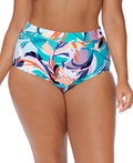 Raisins Curve Plus Size Printed Korakia Island Bikini, Size 18W by Vanessa Jane