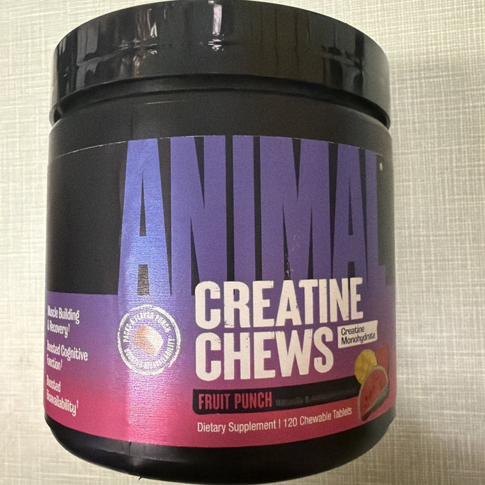 Animal Creatine Chews Tablets - Enhanced Creatine Monohydrate with Astragin to by Price Is Right Miami