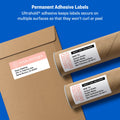 Avery Shipping Labels w/ TrueBlock Technology, Laser Printers, 3.5 x 5, White, 4/Sheet, 100 Sheets/Box
