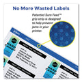 Avery Shipping Labels w/ TrueBlock Technology, Inkjet Printers, 2 x 4, White, 10/Sheet, 25 Sheets/Pack