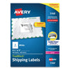 Avery Shipping Labels w/ TrueBlock Technology, Laser Printers, 3.5 x 5, White, 4/Sheet, 100 Sheets/Box