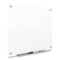 Quartet Brilliance Glass Dry-Erase Boards, 48 x 48, White Surface