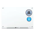 Quartet Brilliance Glass Dry-Erase Boards, 48 x 36, White Surface